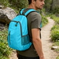 thumbnail image 4 of Mochila plegable ligera – Mochila de día resistente al agua para viajes, senderismo, acampada, escuela, deportes al aire libre y desplazamientos diarios., 4 of 6