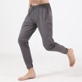 thumbnail image 4 of TFixol Pantalones deportivos para hombre con parte inferior elástica y bolsillo con cremallera, 4 of 8
