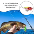 thumbnail image 4 of 5 señuelos de pesca de superficie de 6,5 cm/10 g con ojos 3D realistas, señuelos duros Swimbait con anzuelos triples para pesca en agua dulce y salada, 4 of 9