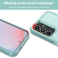 thumbnail image 5 of For Samsung Galaxy S24 FE Phone Case, Ebizware Shockproof Case Military Grade Heavy Duty Full Body Protection Rugged Cover for Galaxy S24 FE, Mint Green, 5 of 5