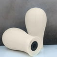 thumbnail image 7 of Tnobhg Canvas Block Head Kit Training Styling Mannequin Wig Head DIY Durable Foam Canvas Material Display Head Wig Stand, 7 of 7