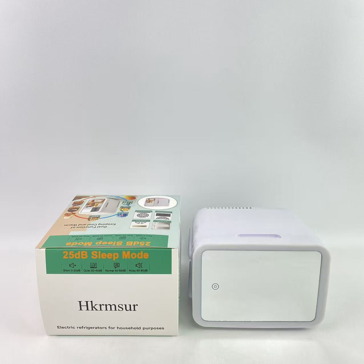 Hkrmsur Electric refrigerators for household purposes,Mini Fridge,10L/12 Can Luxury Skin Care Refrigerator, Small Beverage Fridges for Bedroom Office Dorm Car Travel