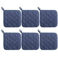 thumbnail image 1 of Dsscvnef Quilted Oven Set Heat Pot Holders Multipurpose Hot Pads Kitchen Baking Cooking Accessories Durable Washable with Hanging Loop, 1 of 6