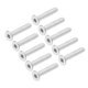 thumbnail image 1 of Tornillos de cabeza plana M3x16mm, tornillo hexagonal interno, sujetadores de acero inoxidable 304, 40 piezas, 1 of 3