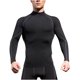 thumbnail image 1 of pstuiky Camisas de manga larga de invierno para hombre, Camisa deportiva transpirable de manga larga y cuello redondo para hombre, color liso Tops de hombre s, 1 of 9