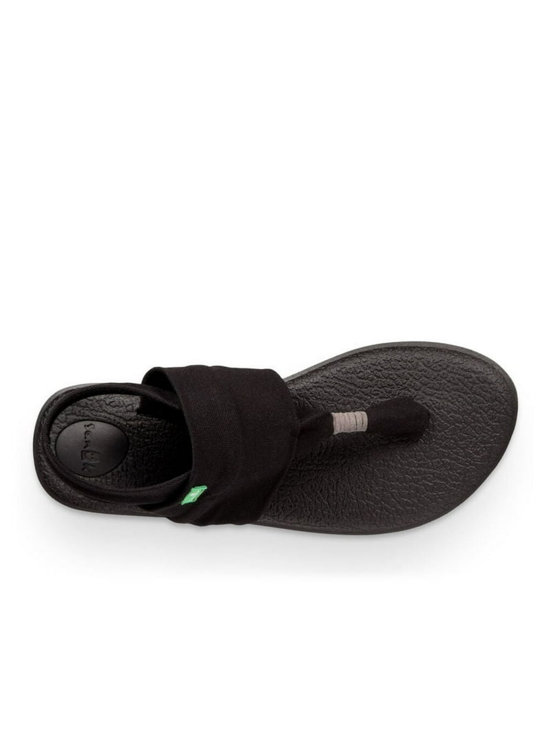 Sanuk Womens Yoga Sling Knit Thong Slingback Sandals