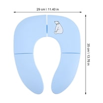 MUSEYA Lightweight Portable Toilet Training Seat Durable Potty Ring for Boys Ideal for Home and to Carry and Store