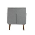 thumbnail image 4 of Porthos Home Pola Accent Chair, Tufted Fabric Upholstery, Wooden Legs, 4 of 5