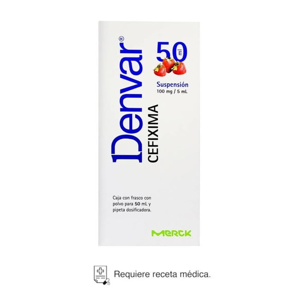 Denvar Cefixima 100 mg / 5 ml suspensión oral polvo para 50 ml