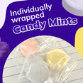 thumbnail image 3 of Choward's Violet Flavored Mints Candy Bag, Low-Calorie, Breath Freshener, Resealable Bag for Freshness, (4 oz, 64 individually wrapped mints), 3 of 8