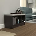 ClosetMaid Cubeicals 3 Cube Indoor Storage Bench with Cushion