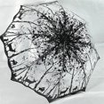 thumbnail image 3 of Slccxzc Forest Deer Transparent Folding Umbrella, Windproof PVC Travel Umbrella for Rain Sun, 3 of 7
