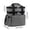 Gray, variant on Tarmeek Insulated Cooler Bag for Picnic, Double Deck Thermal Lunch Bag, Waterproof Oxford Cloth Expandable Tote for Outdoor Travel, Beach, Camping, Office, Grocery Shopping, Black