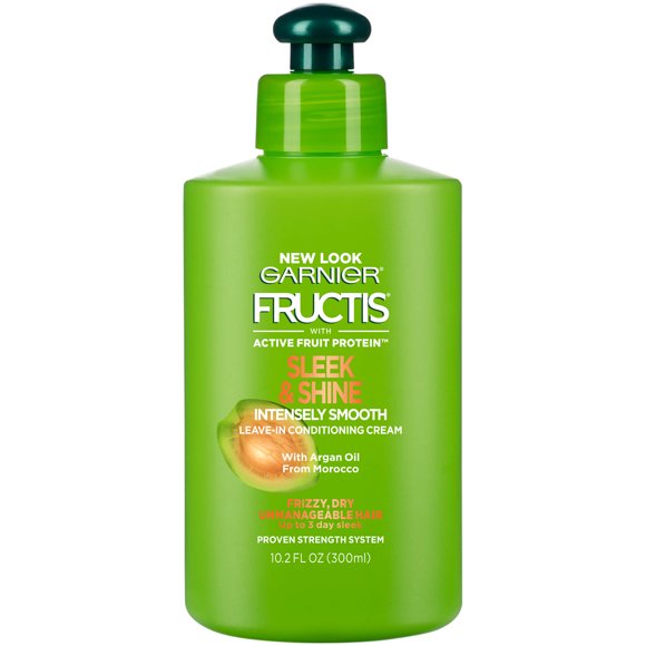 Garnier Fructis Sleek & Shine Smoothing Leave-In Conditioner, 10.2 fl oz