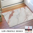 thumbnail image 3 of White Rose Gold Marble Pattern Door Rugs,Washable Non Slip Door Mats Indoor,Decorative Door Mats,Entry Mat Indoor for Entrance,Bedroom,Kitchen,Bathroom,16"x24", 3 of 6