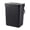 Black, variant on Large Capacity Under Cabinet Trash Can with Lid, No Drilling Hanging Garbage Bin, Thickened Space-Saving Kitchen Waste Bin, Simple Style