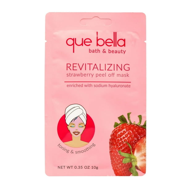 Mascarilla Facial Que Bella Revitalizante Fresa 10ml