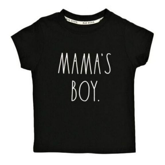 Little Boy's Rae Dunn Mama's Boy Geaphic Print T-Shirts Cotton Jersey Short Sleeve Tee