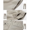 thumbnail image 5 of Pantalones a juego, ajustados, casuales, para hombre, color albaricoque, talla 32, 5 of 5