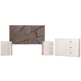 thumbnail image 1 of Recamara KS 4 Piezas Eloria Sin Espejo Blanco y Gris - Kessa Muebles, 1 of 5