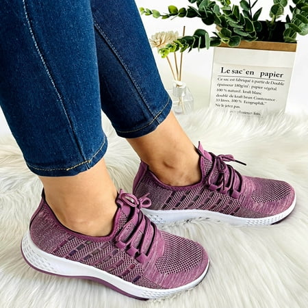

HIBRO Sneaker For Women Ladies Mesh Fabric Breathable Sport Shoes Sneakers Running Shoes