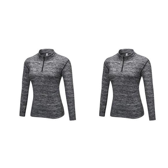 Qarigey Invierno otoño mujer Sudadera con capucha niñas correr Jogging Fitness camisetas térmicas diseño Simple Casual Color sólido ropa Type2 NO2