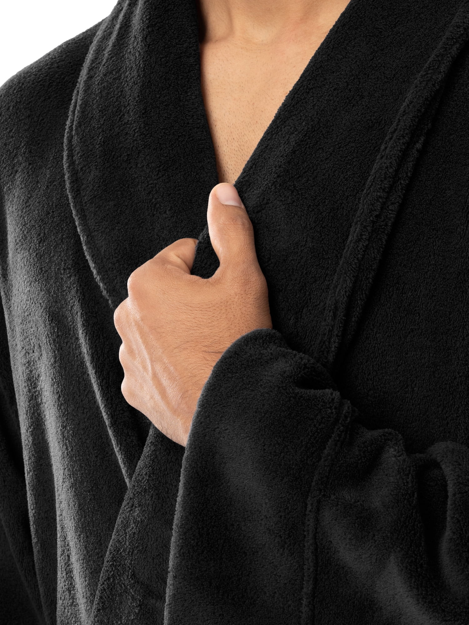 Fruit of the Loom Men's Sleep Soft Fleece Robe, One Size