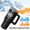 thumbnail image 5 of OBREWU Best Dad Tumbler with Handle and Lid,40oz Best Dad Double Wall Vacuum Insulated Tumbler,Best Dad Cups Gift for Women and Men, 5 of 7