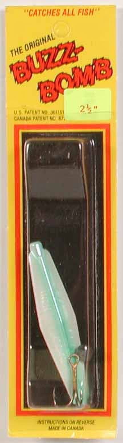 (2 pack) Buzz Bomb BB2.5-GRNPRL Buzz Bomb Green Pearl Salmon Jig 2.5"