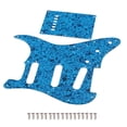 thumbnail image 3 of Guitarra eléctrica PickGuard Professional 11 hoyos Protección Película Placa de rasguño Equipo musical Placa posterior con tornillos de montaje Yuarrent OD011004-00, 3 of 7