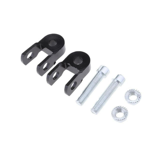 relayinert Height Extension Shock Absorber Motorbike Up Riser Improved Stability and Control Black 55mm 1Set
