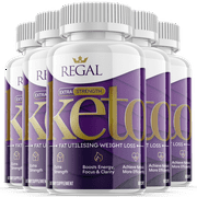 (5 Pack) Regal - Keto Supplement for Weight Loss - Energy & Focus Boosting Dietary Supplements for Weight Management & Metabolism - Advanced Fat Burn Raspberry Ketones Pills - 300 Capsules