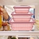 thumbnail image 2 of Contenedores para mezclar ensaladas, soporte de almacenamiento para aperitivos, caja organizadora de verduras para cocina, 3 uds., 2 of 6