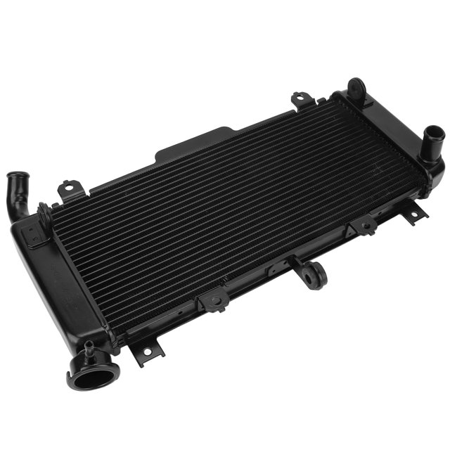 Reemplazo del enfriador de aceite del motor del radiador de la motocicleta de metal negro para Ninja 400 2018-2021