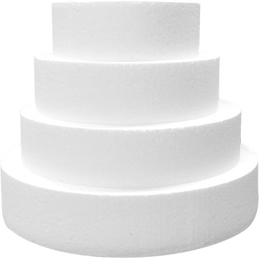 6"-8"-10"-12" Round Cake Dummy Set 4" High