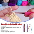 thumbnail image 3 of 1 Set Knitting Needles DIY Tools Colorful Sewing Supplies Household Accessory Weave Crochets for Sweater Clothes Scarf Slippers 006 Model, 3 of 6