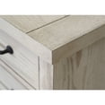 thumbnail image 3 of Pemberly Row Assembled Rustic Desk Office Writing Table Wood Credenza in White, 3 of 11