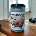 thumbnail image 2 of Blueberry Muffin Vegan Coconut Soy 12 oz/ 355 ml Candle Hand-poured, Eco-friendly, Clean Burning, Bakery, Food, Drink Wood Wick, 2 of 5