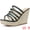 Dark Green, variant on Women's Platform Strappy Wedges Sandals Nude US 10/UK 8/EU 41