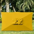 thumbnail image 2 of Astella 101" Yellow Solid Print Rectangle Market Patio Umbrella, 2 of 7