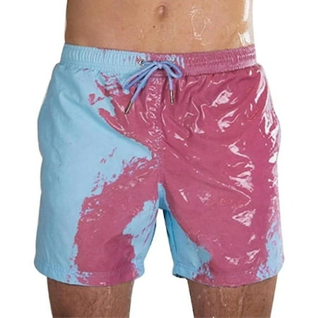 Changement Magique Couleur Short de Plage Hommes Maillots de Bain Rapide Bain Sec Walmart
