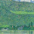 thumbnail image 2 of Gustav Klimt 20x20 Gold Ornate Framed and Double Matted Museum Art Print Titled - Litzlberg Am Attersee (1914 - 1915), 2 of 4
