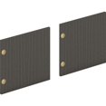 thumbnail image 1 of HON HONLDR66LMLS1 Portes Stratifiées Mod 66 Po. , Teck Ardoise - Ensemble de 2, 1 of 1