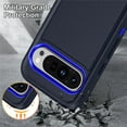 thumbnail image 6 of For Google Pixel 9 Pro 6.3 inch Shockproof Rugged Full Body Protection Heavy Duty Dust/Drop Proof 3-Layer Cover Case​,Blue,For Google Pixel 9 Pro, 6 of 8