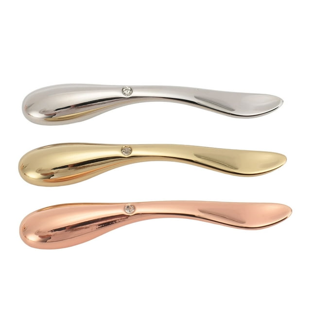 Espátula De Maquillaje, Cuchara De Maquillaje, aleación De Zinc, Suave, 3 Piezas Para Crema Hidratante Facial