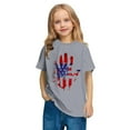 thumbnail image 6 of ZACPNCV Flag Shirt for Toddler Kids Boys Girls USA Flag T-Shirt 4th of July Shirt Patriotic Tee Tops Gray 7-8 Years, 6 of 9