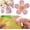 C, variant on IUAMXWU Six Color Optional Cherry Blossom Sealing Clip Refrigerator Sticker Bag Clip Personalized Flower Petal Creative Snack Sealing Clip (petal Shape/ Fixed/multi Color Optional)