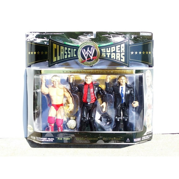 WWE Catch Classique Superstars Série de Champion Exclusif Figurine 3-Pack [Ric Flair, Bobby Heenan & Mr. Perfect]