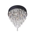 thumbnail image 4 of Lámpara de Techo CWI Lighting Franca 16" Pantalla Drum Negra con Cromo, 4 of 6