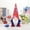 D001- A, variant on Holiday Decorations, 4Th of July Decoration, Plush Fabric, Beard, White Glitter, Red Decorations, Blue Decorations, 15 in